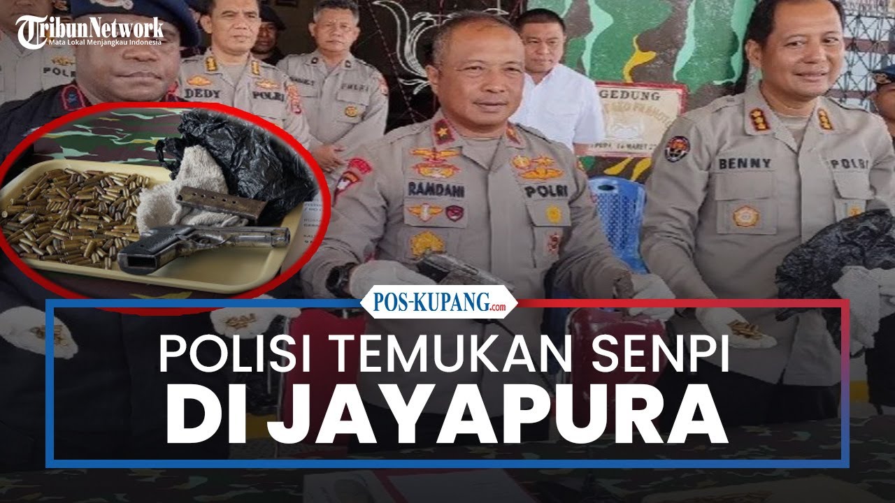 Polisi Temukan Senjata Api dan Amunisi di Hutan Jayapura