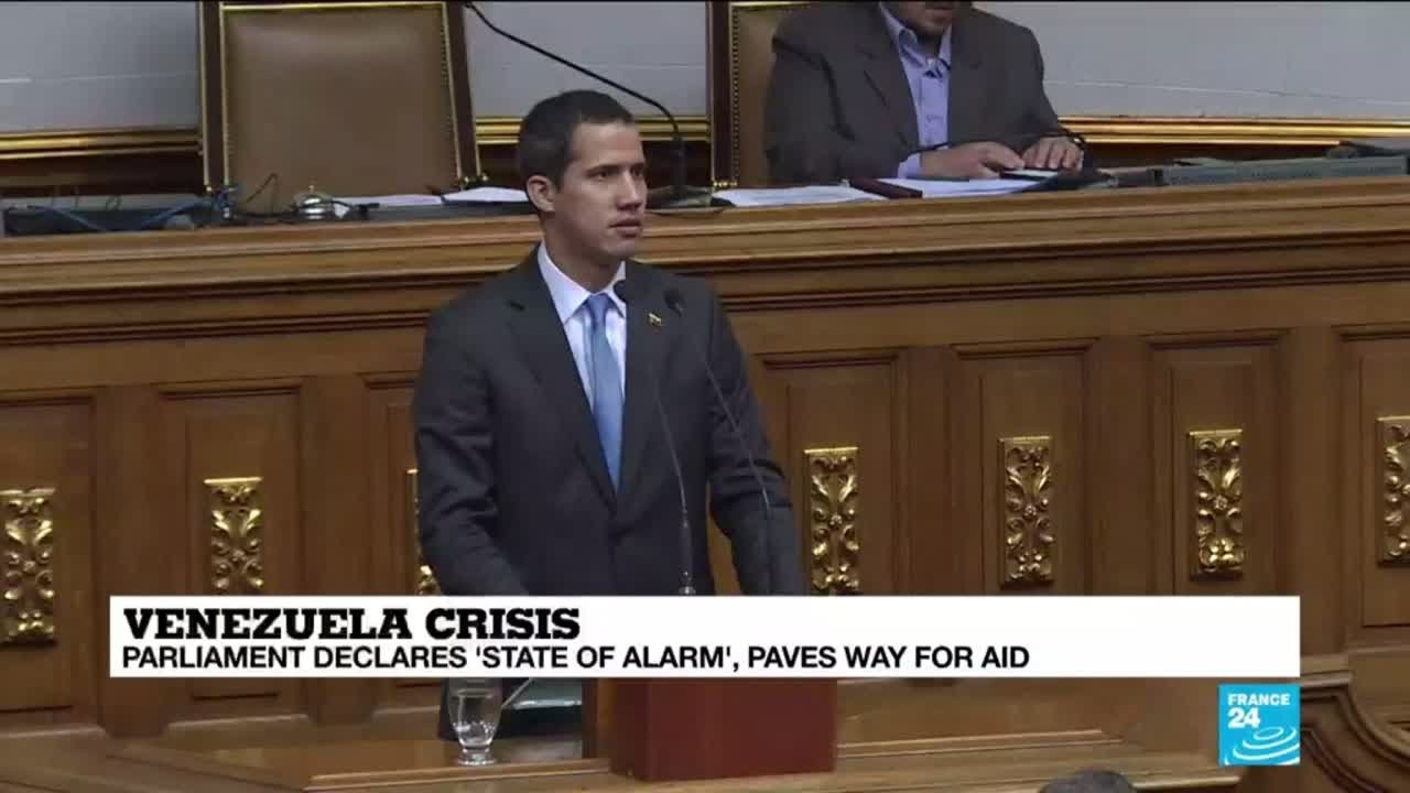 Venezuela crisis: Parliament declares 'state of alarm', paves way for aid
