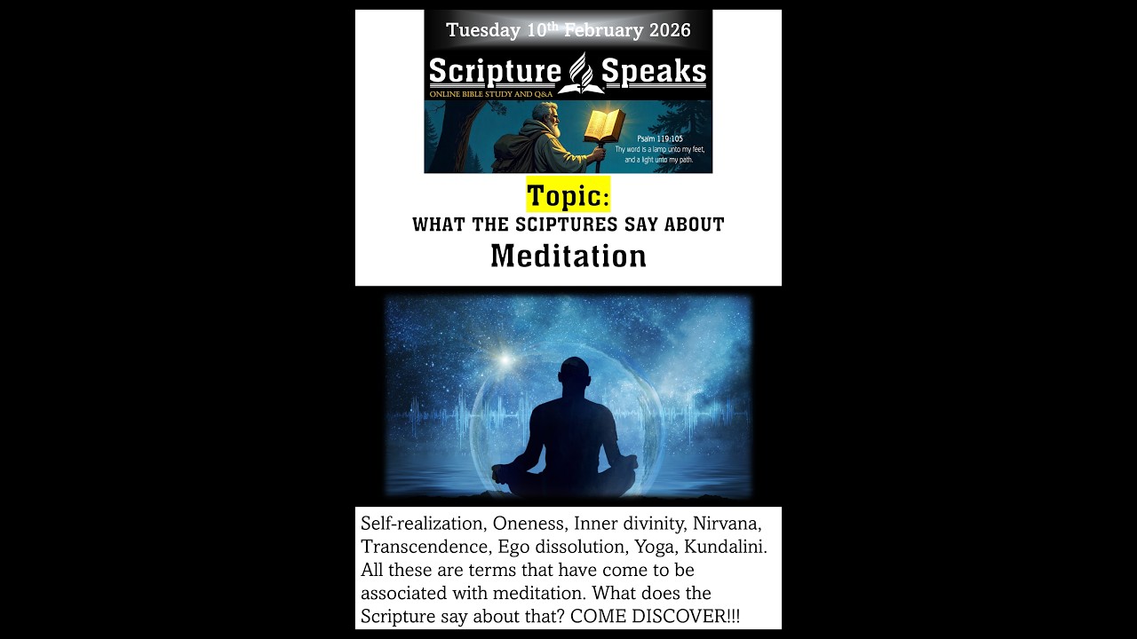 What does the Scripture say about Meditation and Mindfulness