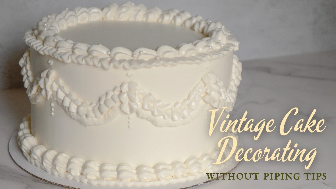 Making a Lambeth (Victorian Style) Cake Without Piping Tips