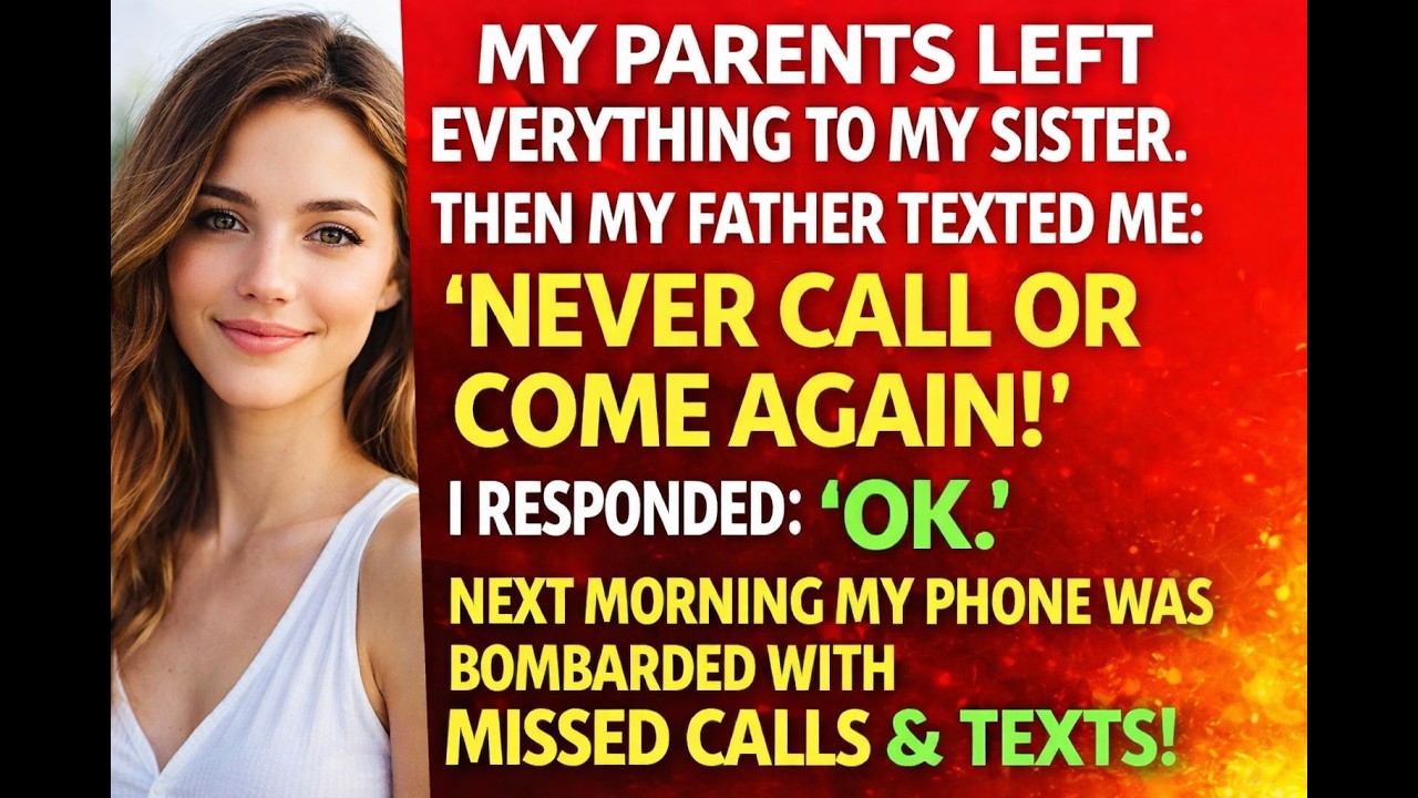 My Parents Handed It All to My Sister. Dad Said “We’re Done!” — But What Happened Next Shocked Me...