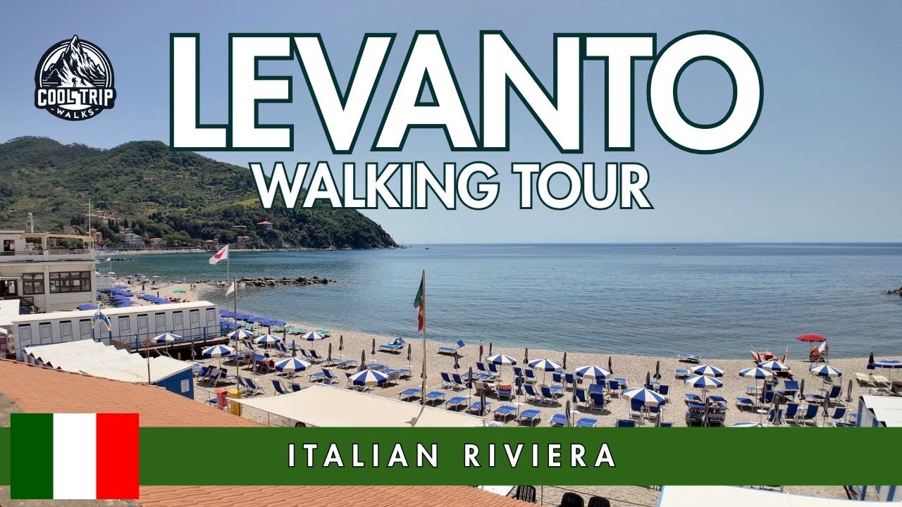 🇮🇹 Levanto, Italy [4K] a Virtual Walk with Cool Trip Walks
