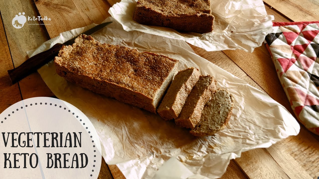 Keto Bread without Eggs | Keto bread Eggless | Vegeterian Keto Bread