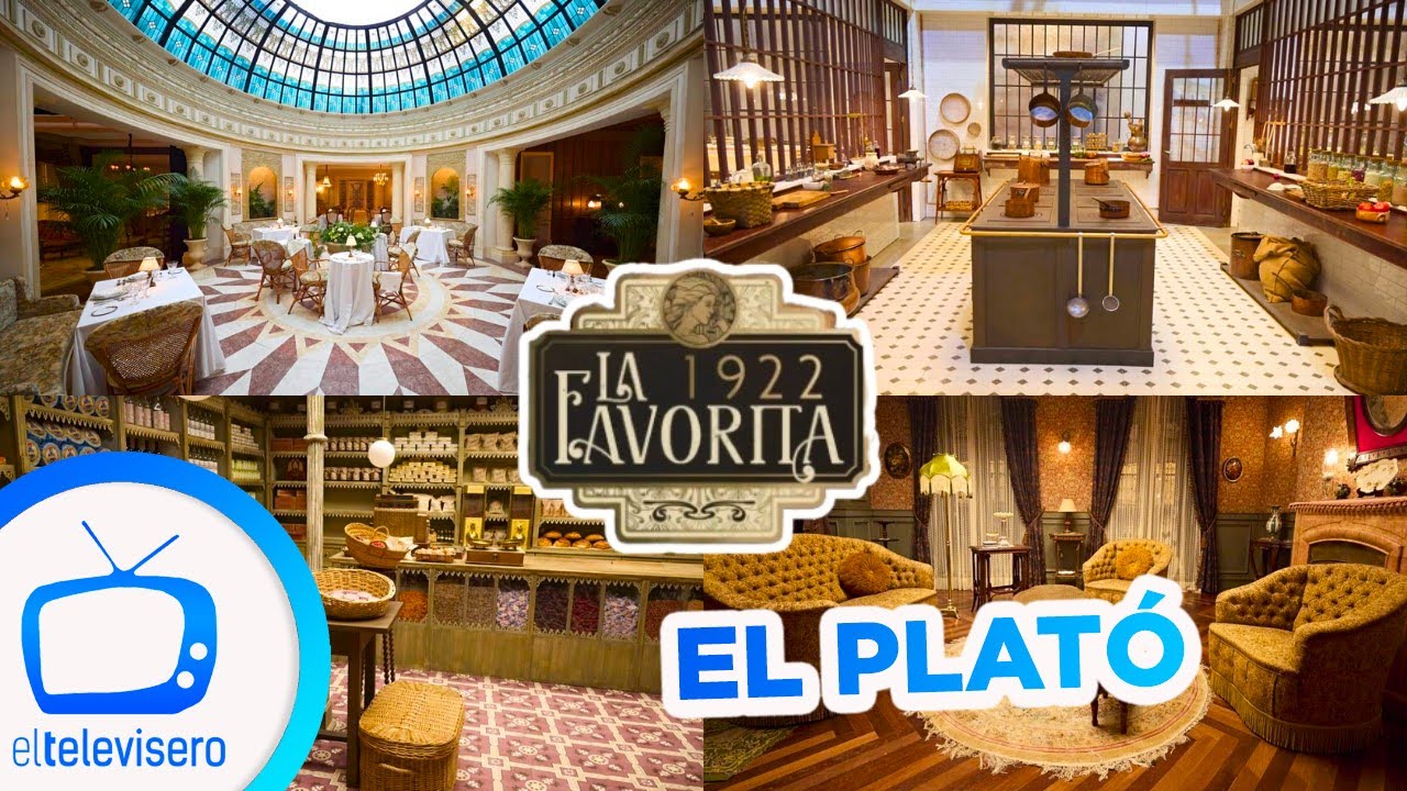 Los decorados del plató de 'La Favorita 1922', la nueva serie de Telecinco