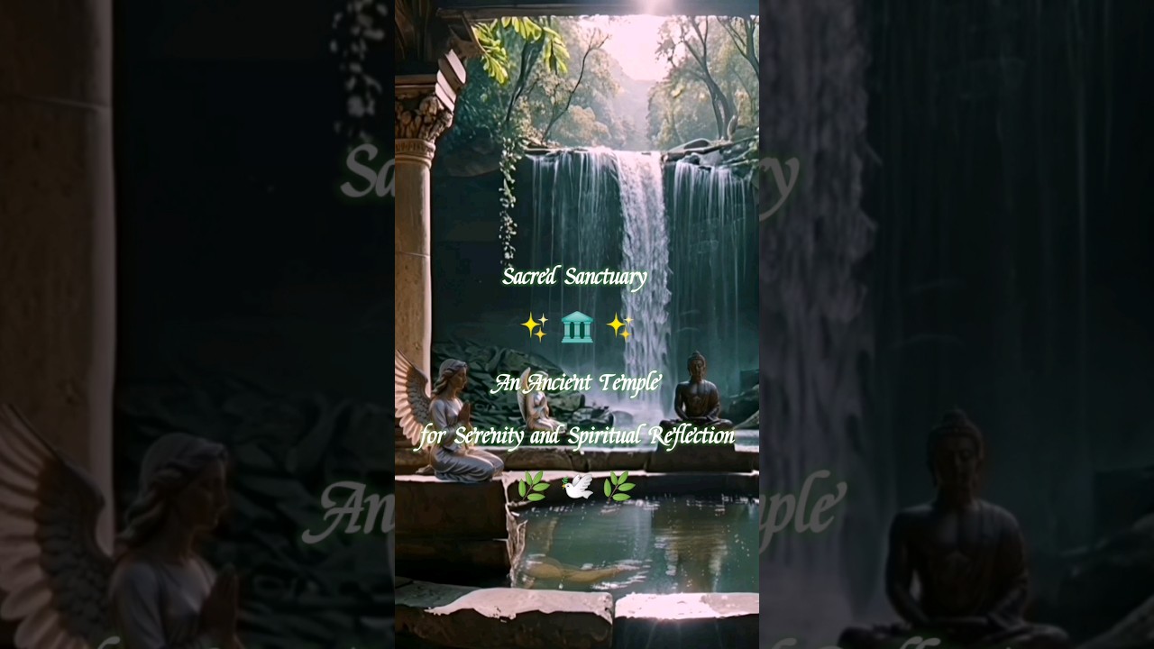 Sacred Sanctuary 🏛️ An Ancient Temple for Serenity and Spiritual Reflection 🕊️ Deep Meditation ✨