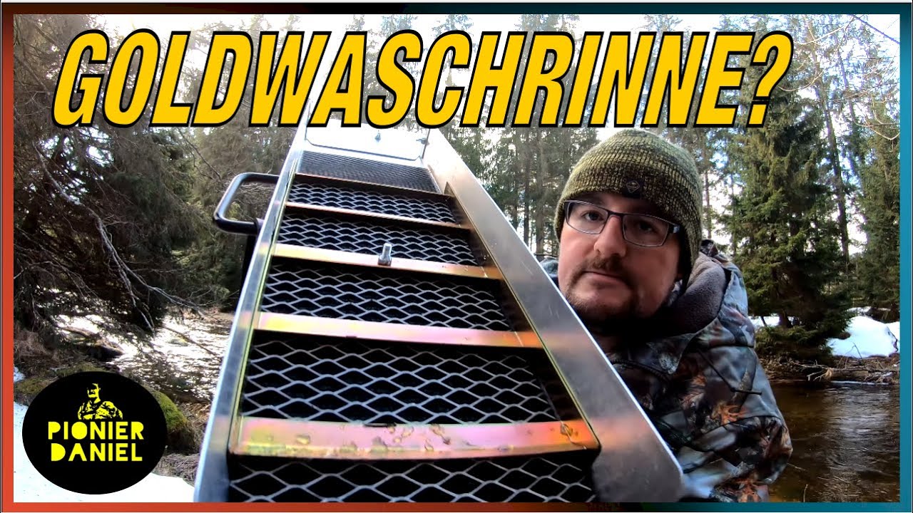 Was ist eine Goldwaschrinne - Goldwaschen in Deutschland #Sluice Box