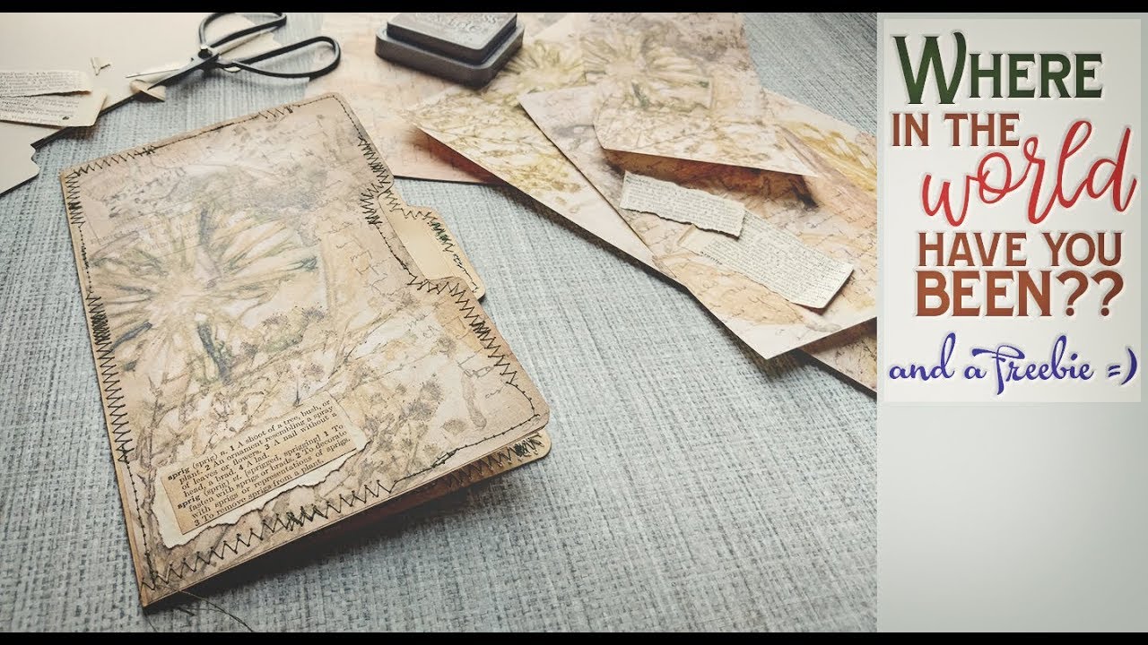WHERE In The WORLD Have YOU Been?? | & FREEBIE DIGI DOWNLOAD