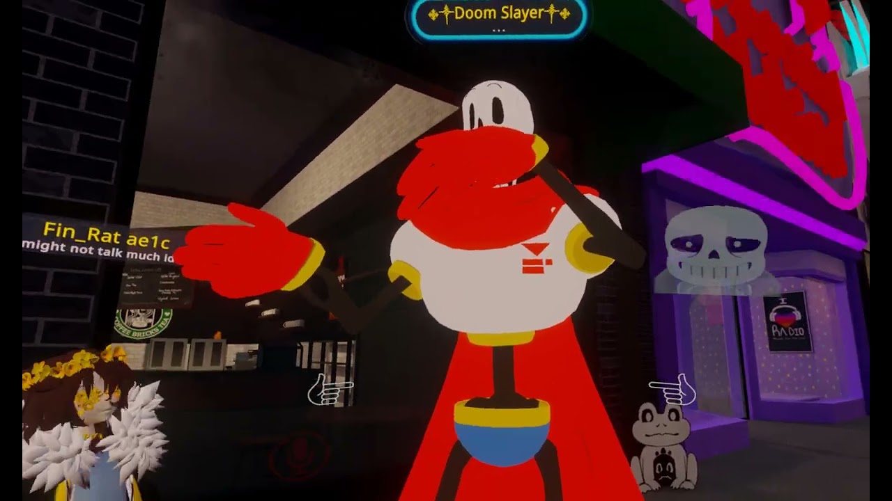 Sans and Papyrus's epic hangout session VRCHAT Funny Moment Undertale