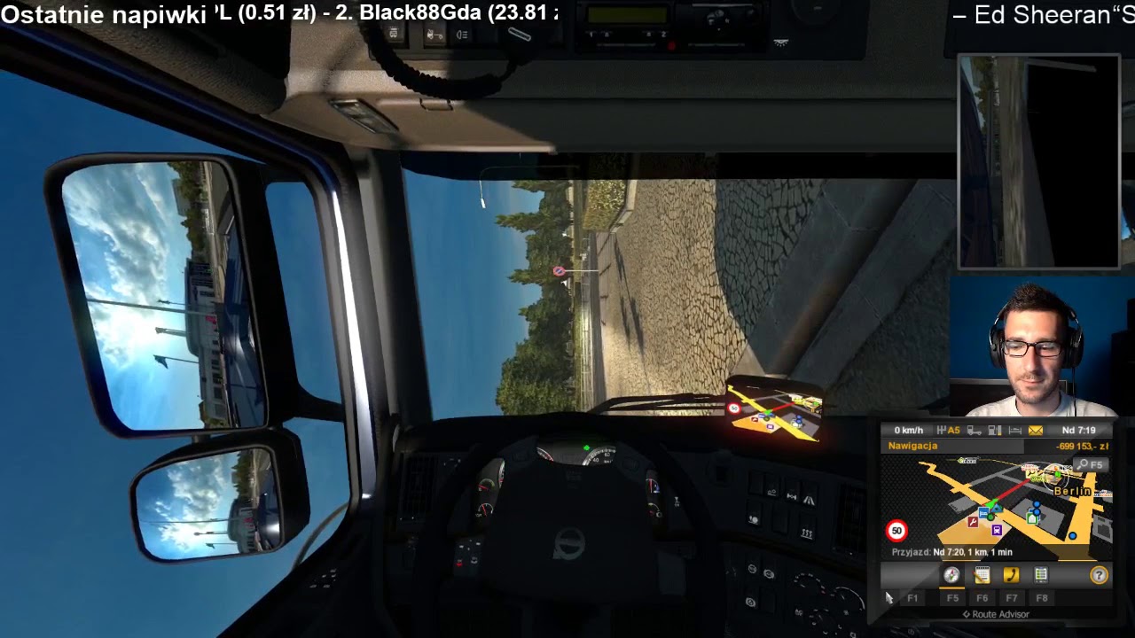 Funny Moments #33 Live Tomek90 Euro Track Symulator 2