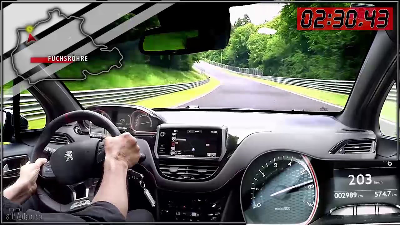 La Peugeot 208 GTi al Nürburgring (2016)