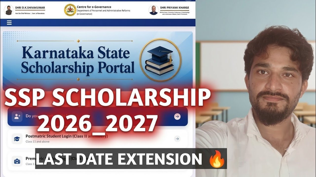 SSP Scholarship 2026-27 Last Date Extended? 🚨 Big Update for SC, ST, OBC, & Minorities