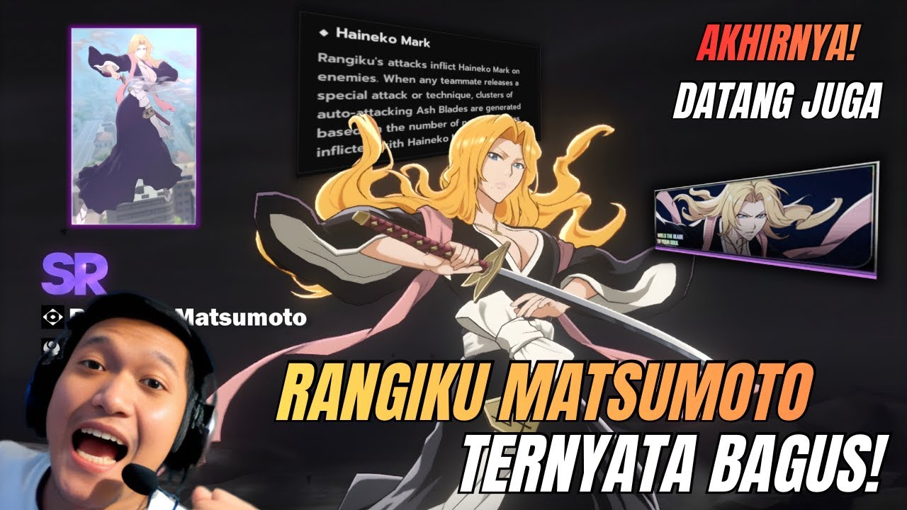 RANGIKU MATSUMOTO AKHIRNYA DATANG! COMBO TERBAIK BARENG GIN DAN TOSEN | Bleach Soul Resonance