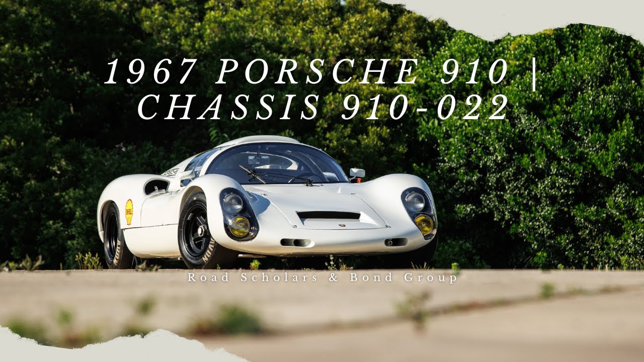 Road Scholars & Bond Group | Porsche 910 1967 года | Шасси 910-022