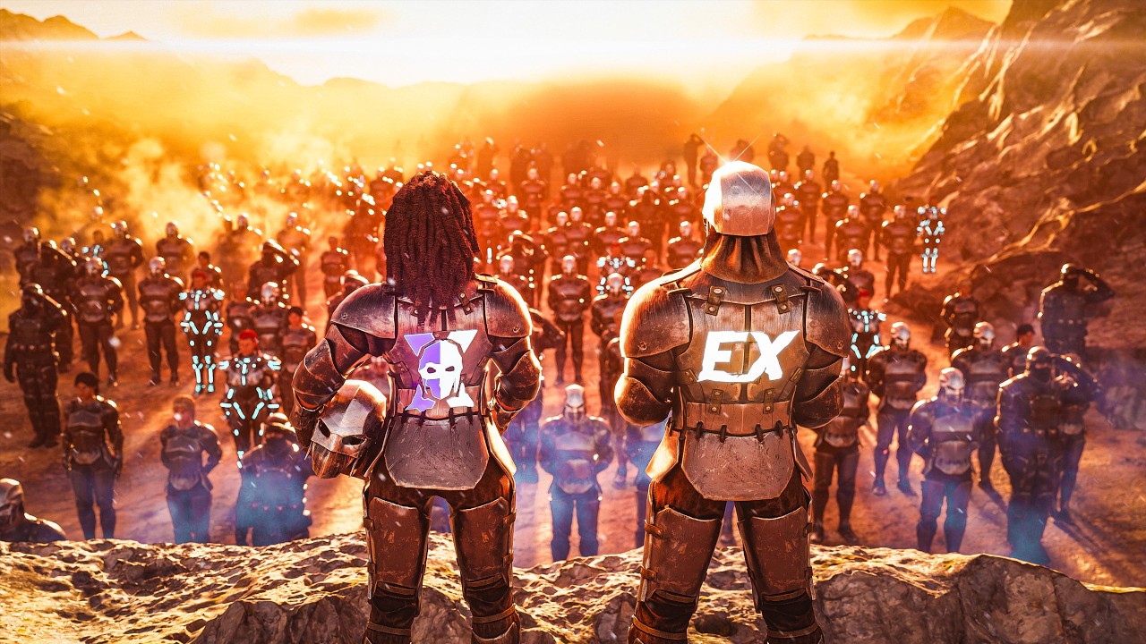 Two ARK Pros VS 1000 Players...