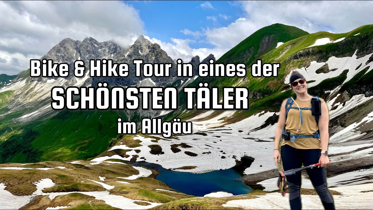 Traumhaft schön: Die Eisseen über dem Oytal -  Panorama Bike & Hike Tour im Allgäu