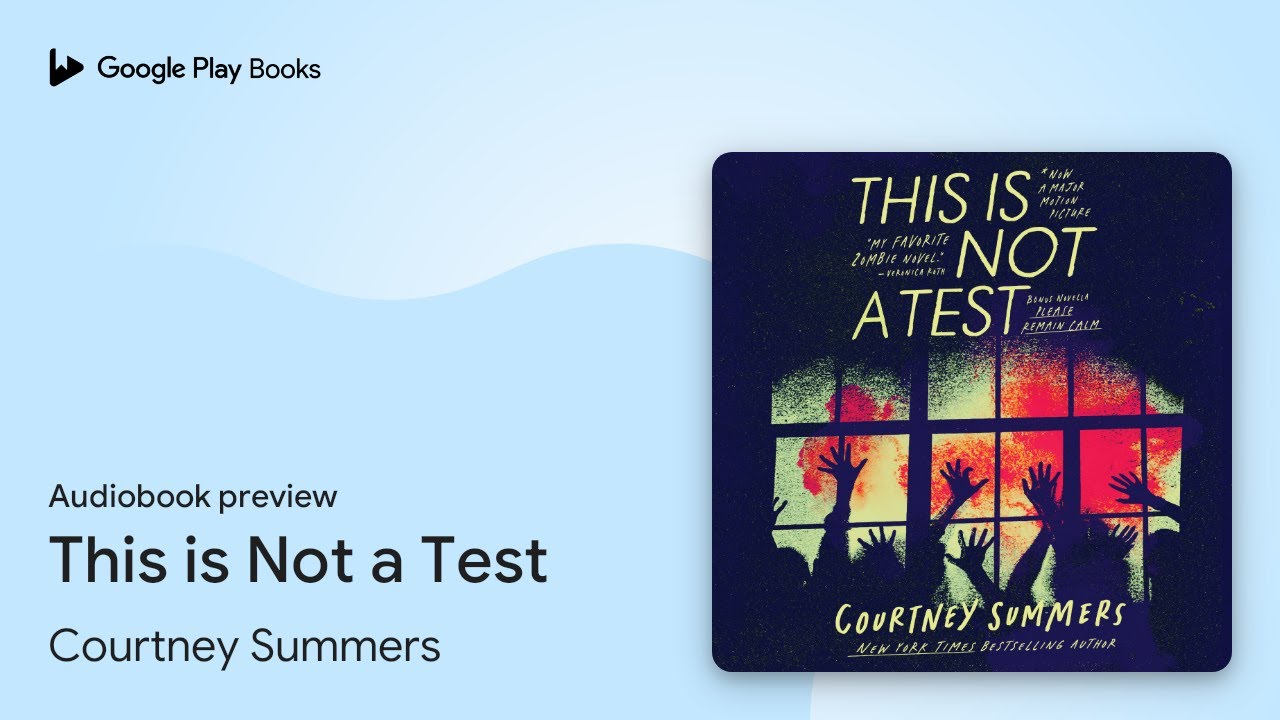 This is Not a Test by Courtney Summers · Audiobook preview