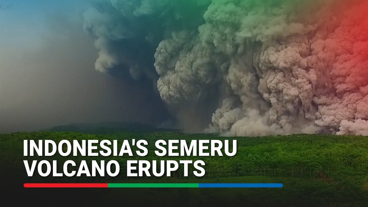 Indonesia's Semeru volcano erupts, alert level raised to highest | ABS-CBN News