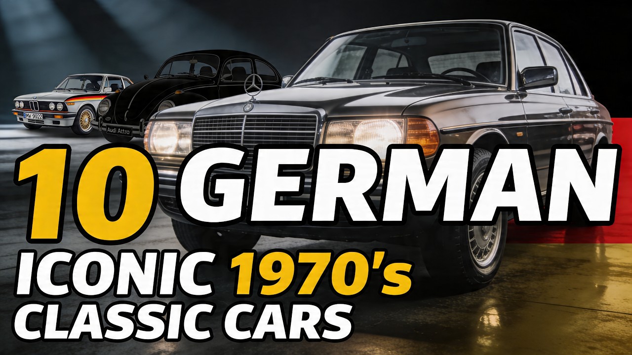 10 Iconic German Classic Cars of the 1970s You Must Remember