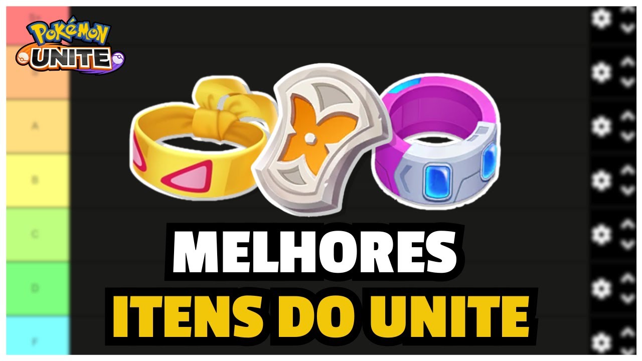 Quais os MELHORES ITENS do Pokémon Unite? Tierlist ATUALIZADA!