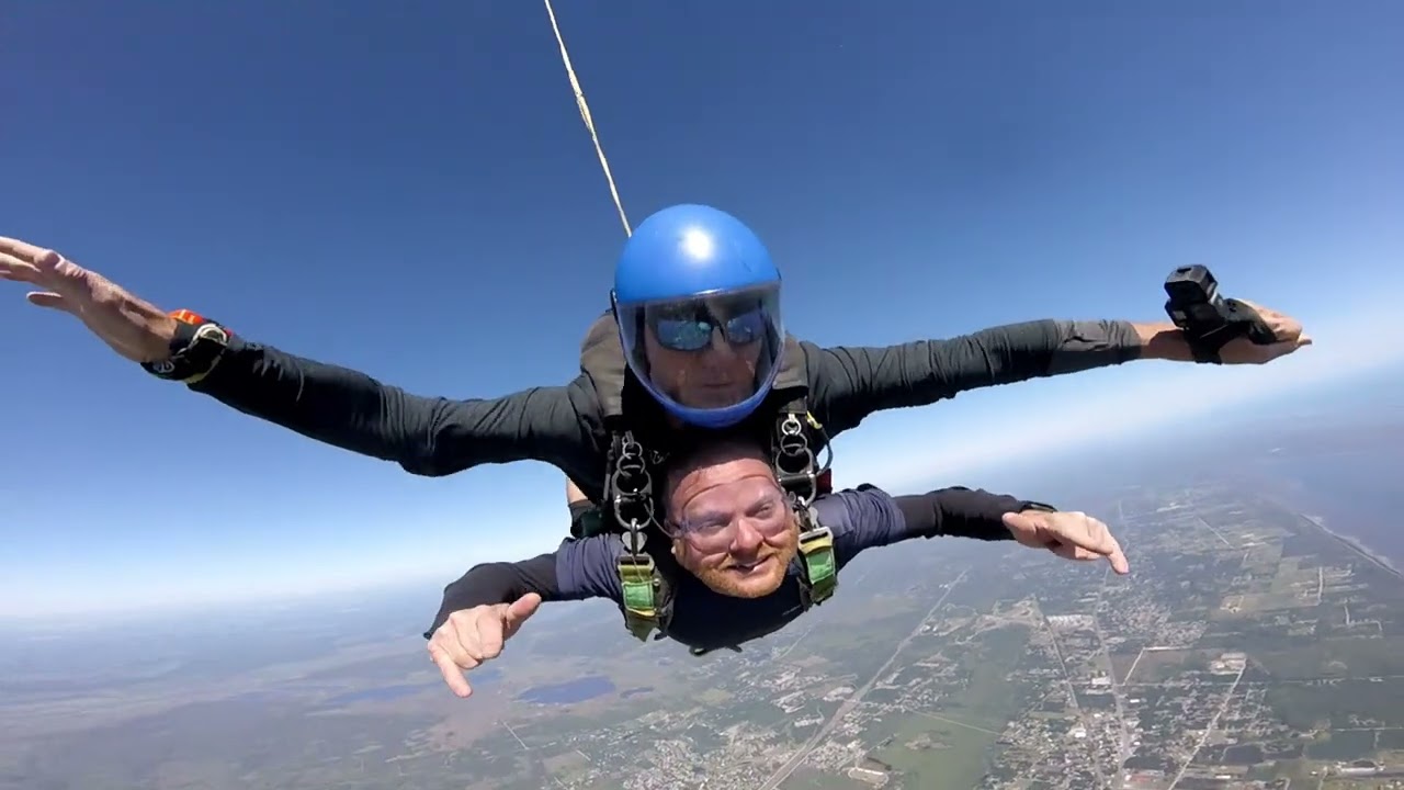 Skydiving off the Florida Coast