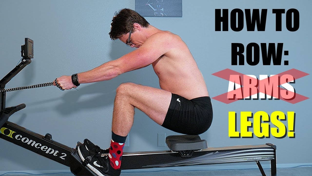 Rowing Machine: Using Your LEGS To Row [DRILL INCLUDED!]