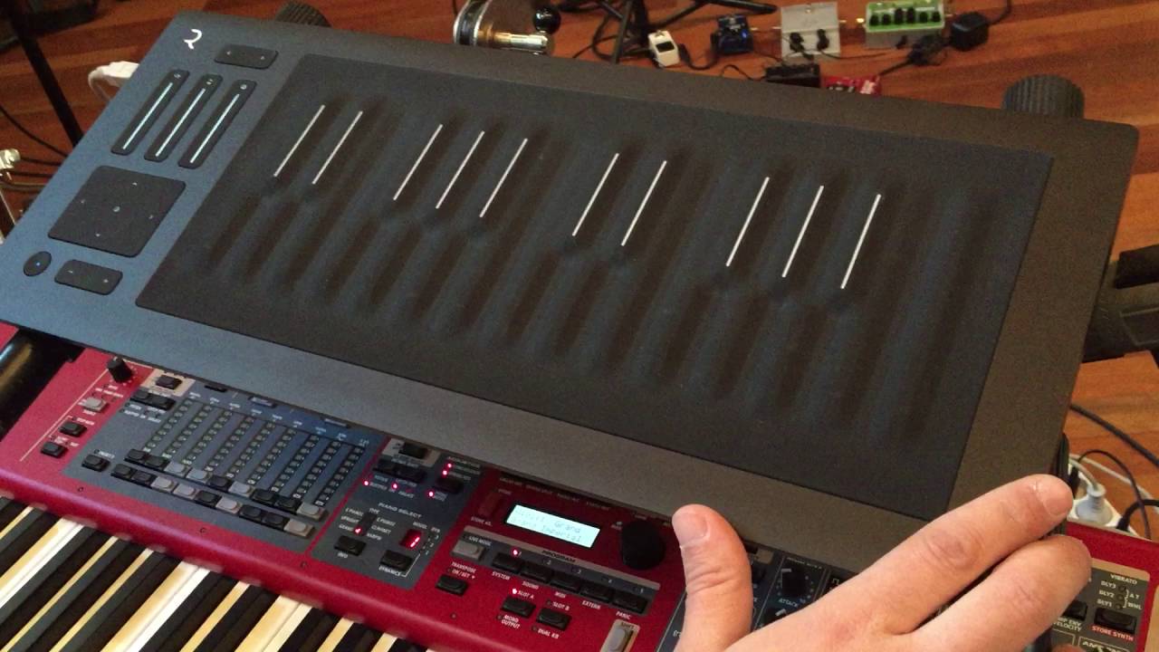 Federico's keyboard setup for the new album!
