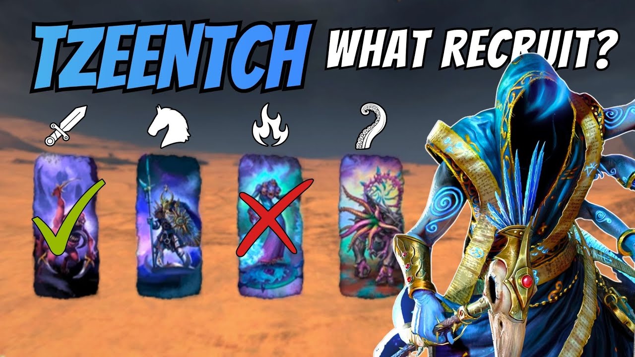 Tzeentch Units Guide, What You NEED to Recruit & What NOT | Total War Warhammer 3