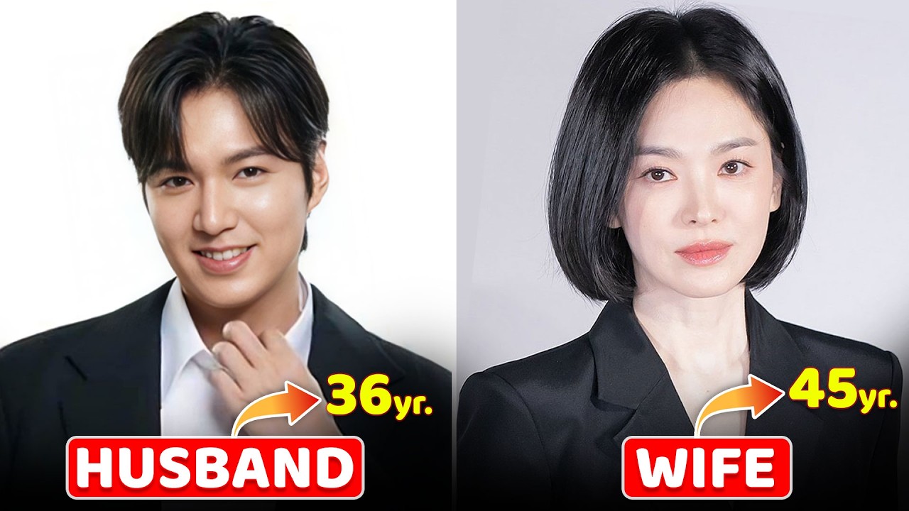 ТОП-10 шокирующих различий в возрасте между корейскими парами || Ли Мин Хо || Сон Хе Кё