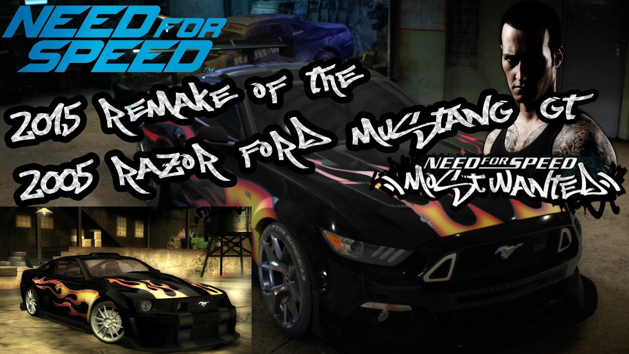 Need for Speed 2015 HOW TO REBUILD THE RAZOR FORD MUSTANG FROM NEED FOR SPEED MOST WANTED