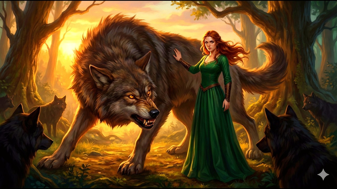 The Ancient Guardian Snarled at Every Wolf That Came Near — Then Yielded Only to Her