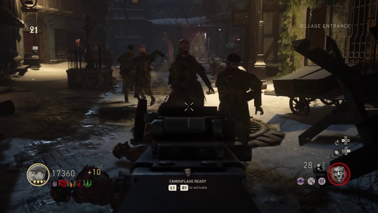 COD WWII Zombies The Stinger Is Amazing