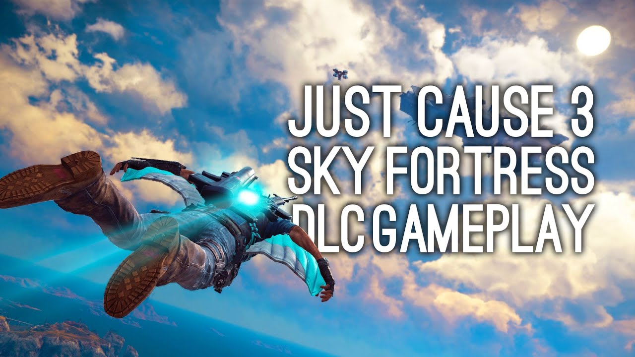 Just Cause 3 DLC Gameplay - JET PACK! (Let's Play Sky Fortress DLC)
