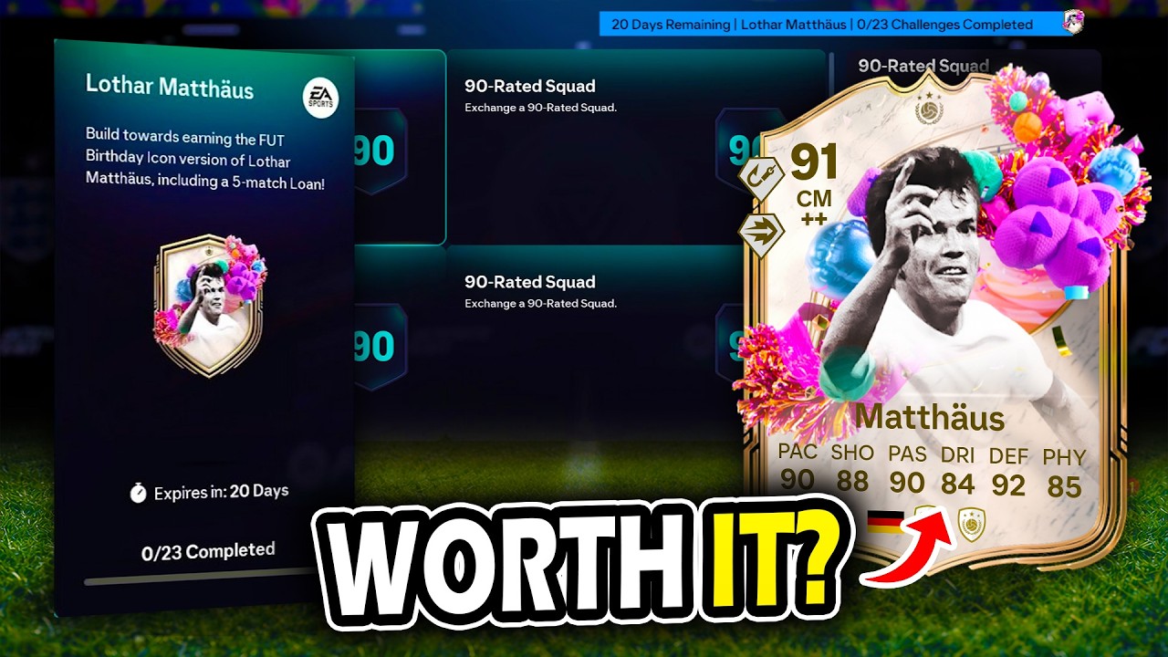Как пройти SBC с иконой Маттеусом (91 год) в FC 26 (Стоит ли это делать? 🤔)