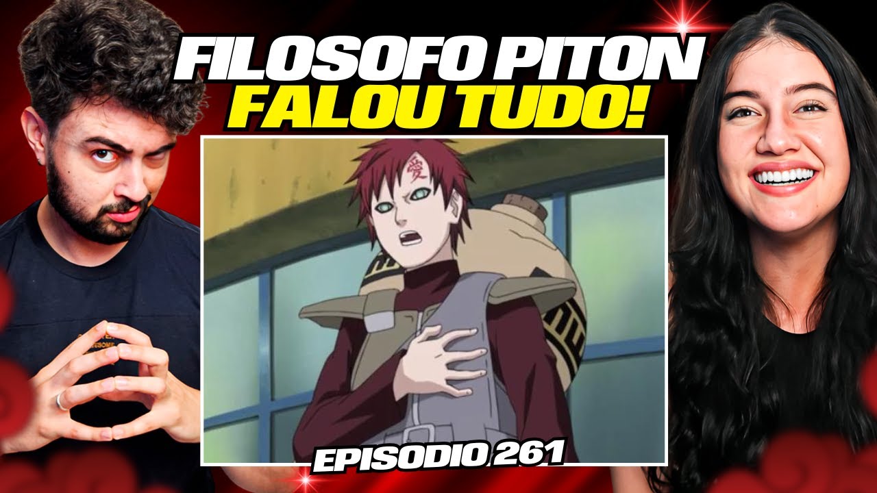Discurso Emocionante do Gaara! Naruto Shippuden Ep 261 React
