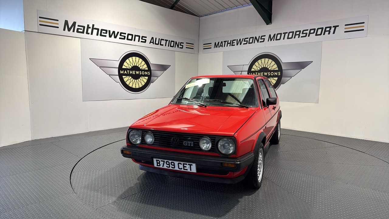 1984 VOLKSWAGEN GOLF GTI | Mathewsons Classic Cars | Auction: 11, 12, 13 March 2026