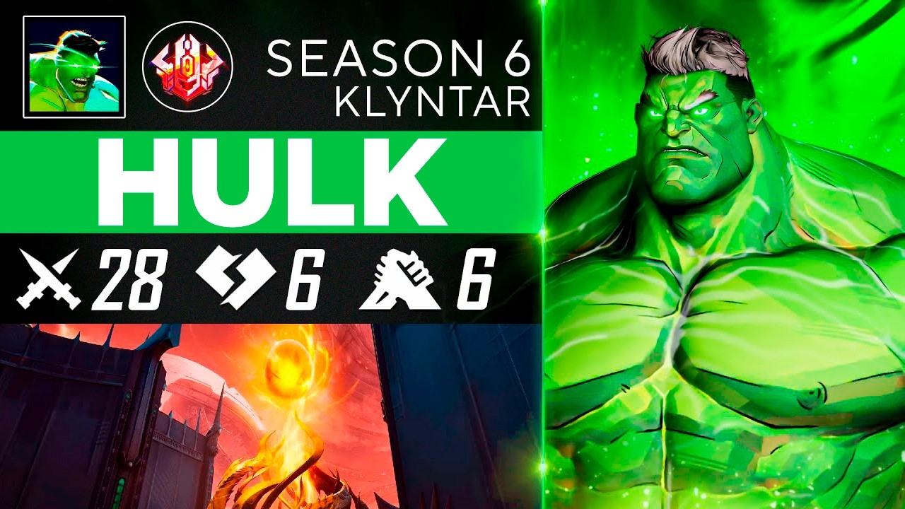 TOP 1 GLOBAL HULK | HULK KING | MARVEL RIVALS PRO REPLAYS - SEASON 6