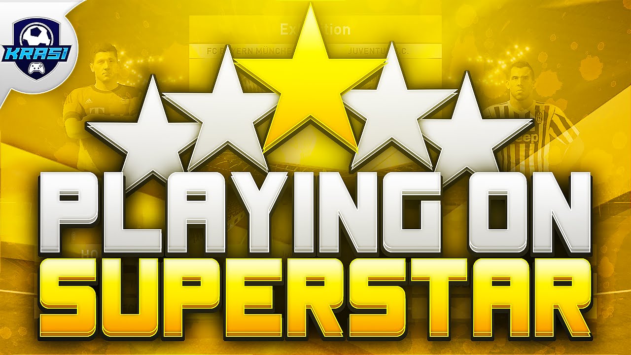 PES 2016 GAMEPLAY on Super Star Difficulty / Pro Evolution Soccer 2016 Experiment