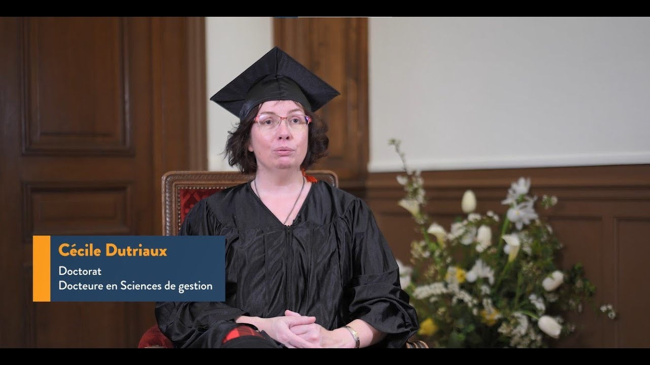 Cécile DUTRIAUX - Diplômée du Doctorat en Sciences de gestion