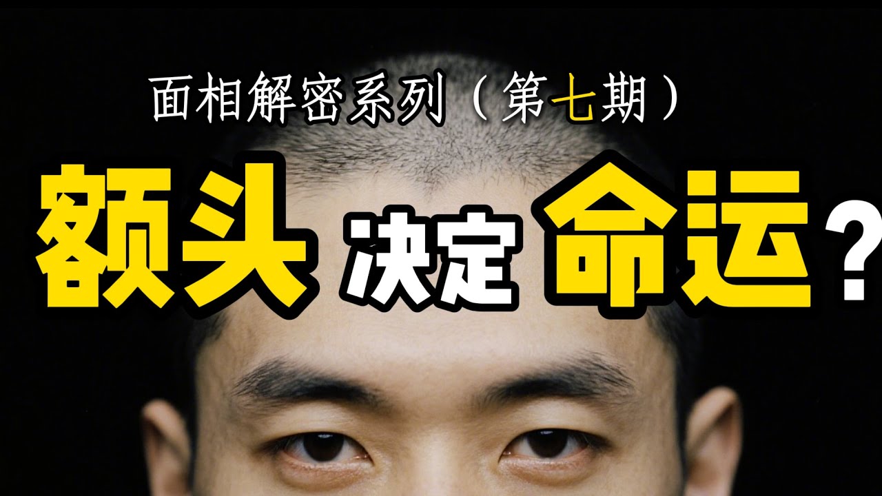 《面相学》解密：【额头】上的【命运密码】（第七期）