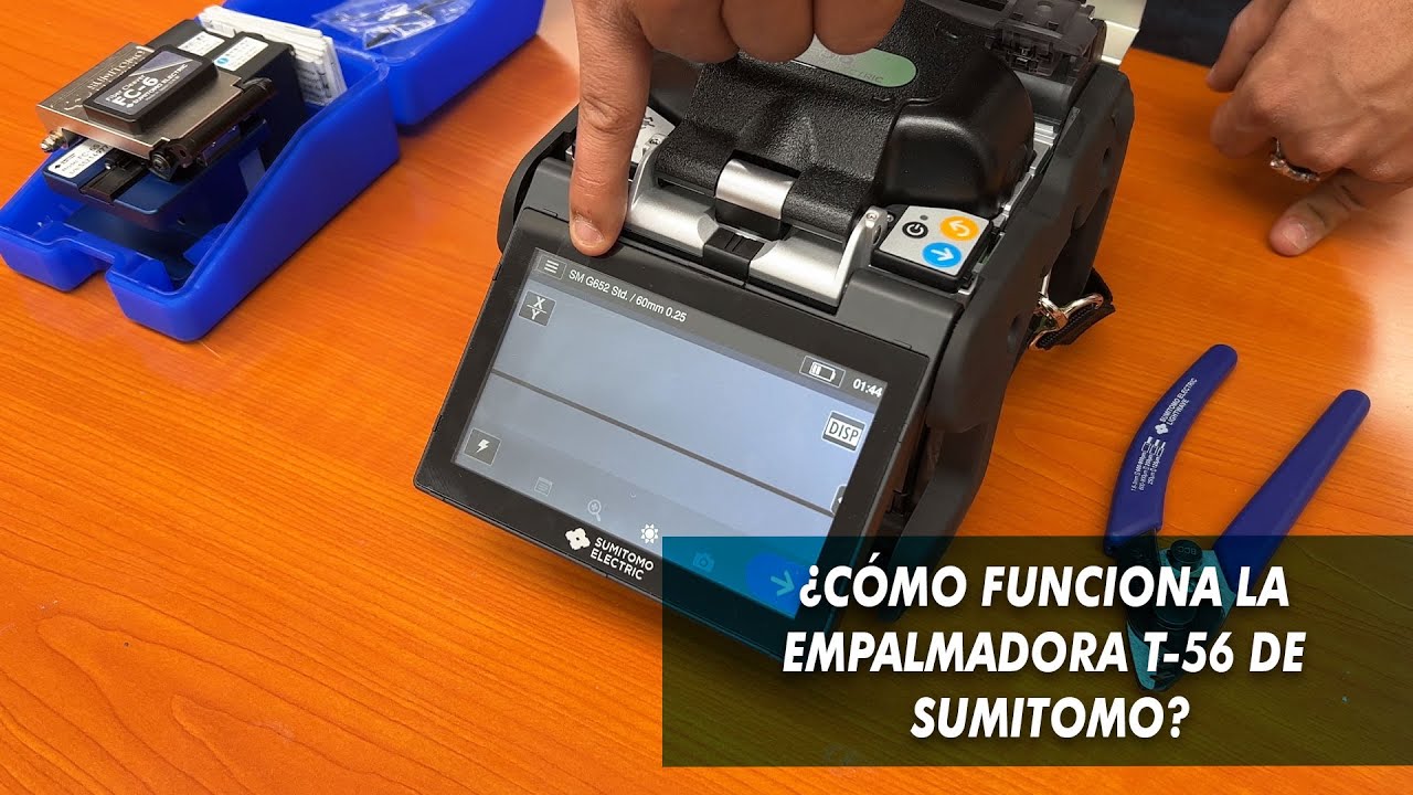 ¿Cómo funciona la empalmadora T-56 de Sumitomo? | FibraMarket