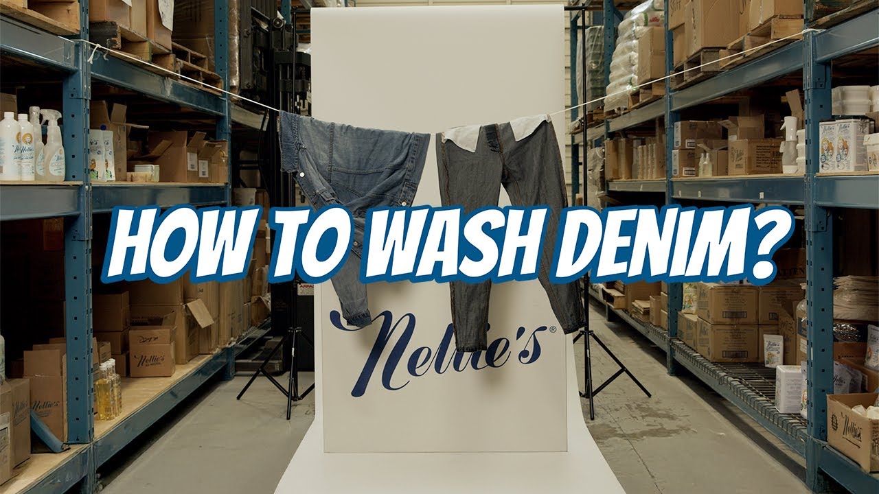 How to Wash Denim the Right Way with Nellie&rsquo;s | Keep Jeans Clean & Lasting Longer 👖✨