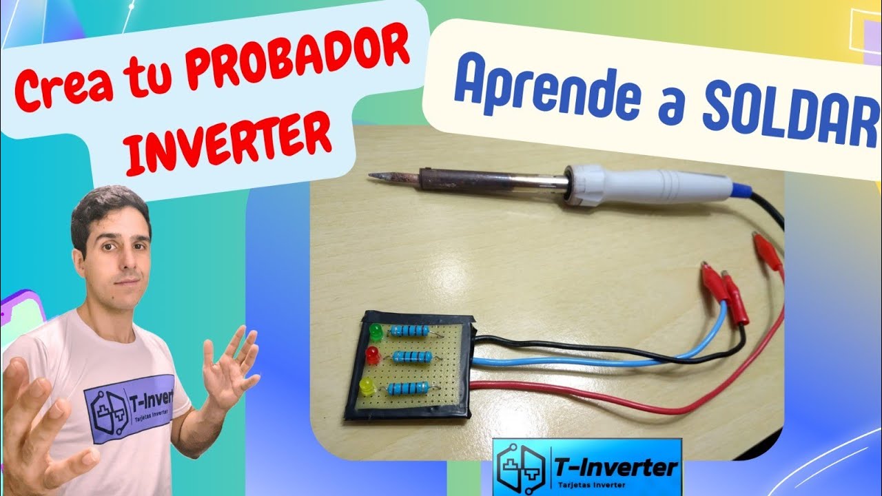 Crea tu probador Inverter (Simulador de compresor) PASO A PASO, y Aprende a Soldar! 2 CLASES EN 1!