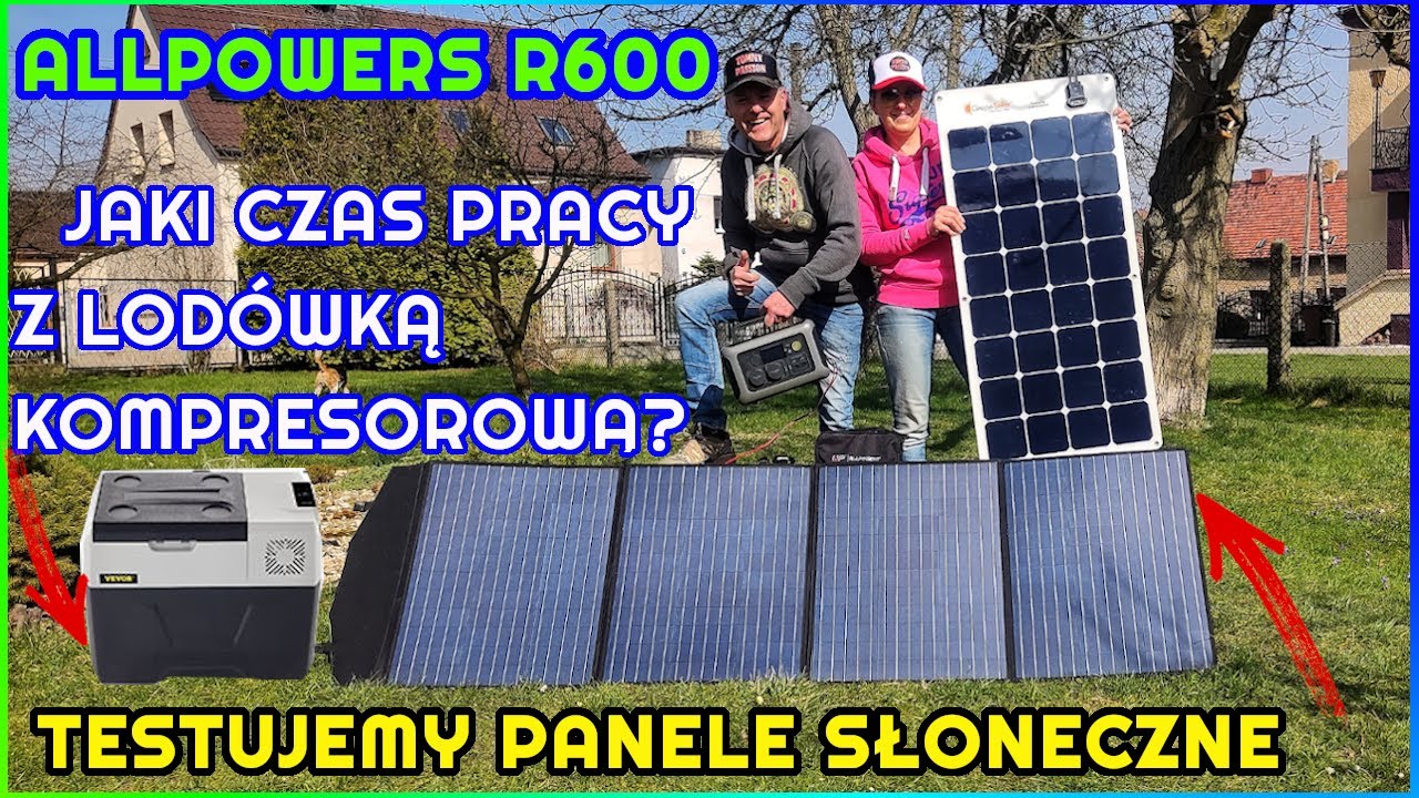 Stacja Zasilania 230 V Pod Namiot Biwak na Ryby w Plener |Testujemy Panele Słoneczne i Test lodówki