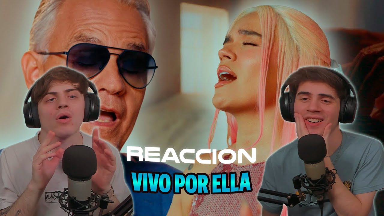 ARGENTINOS REACCIONAN A ANDREA BOCELLI & KAROL G - VIVO POR ELLA (OFFICIAL VIDEO)