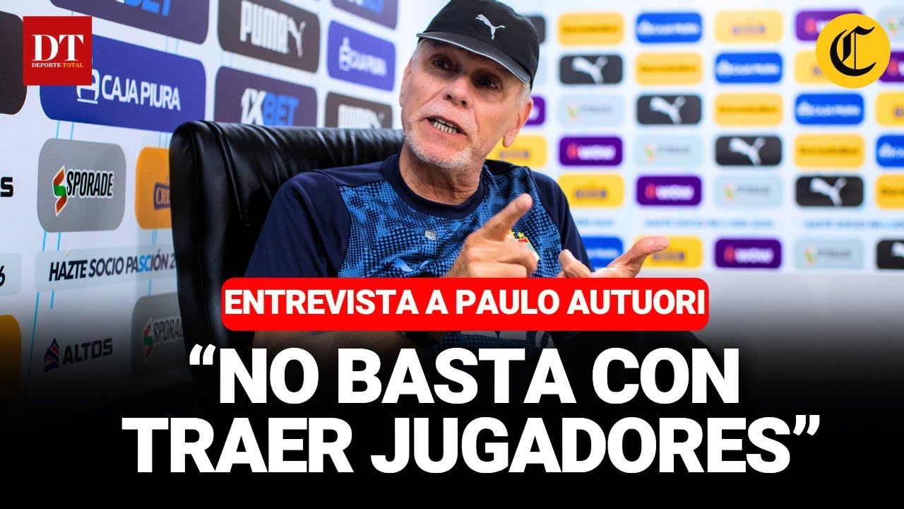 Paulo Autori habla sobre el fútbol peruano y  sus expectativas para Sporting Cristal | El Comercio