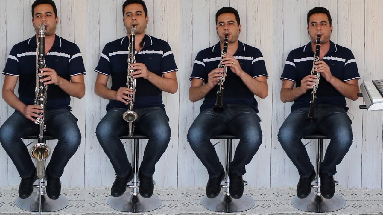 Hino 176 CCB - Por Ti vivo, ó Deus potente - Quarteto de Clarinete (Alto, Baixo/Clarone) + Teclado