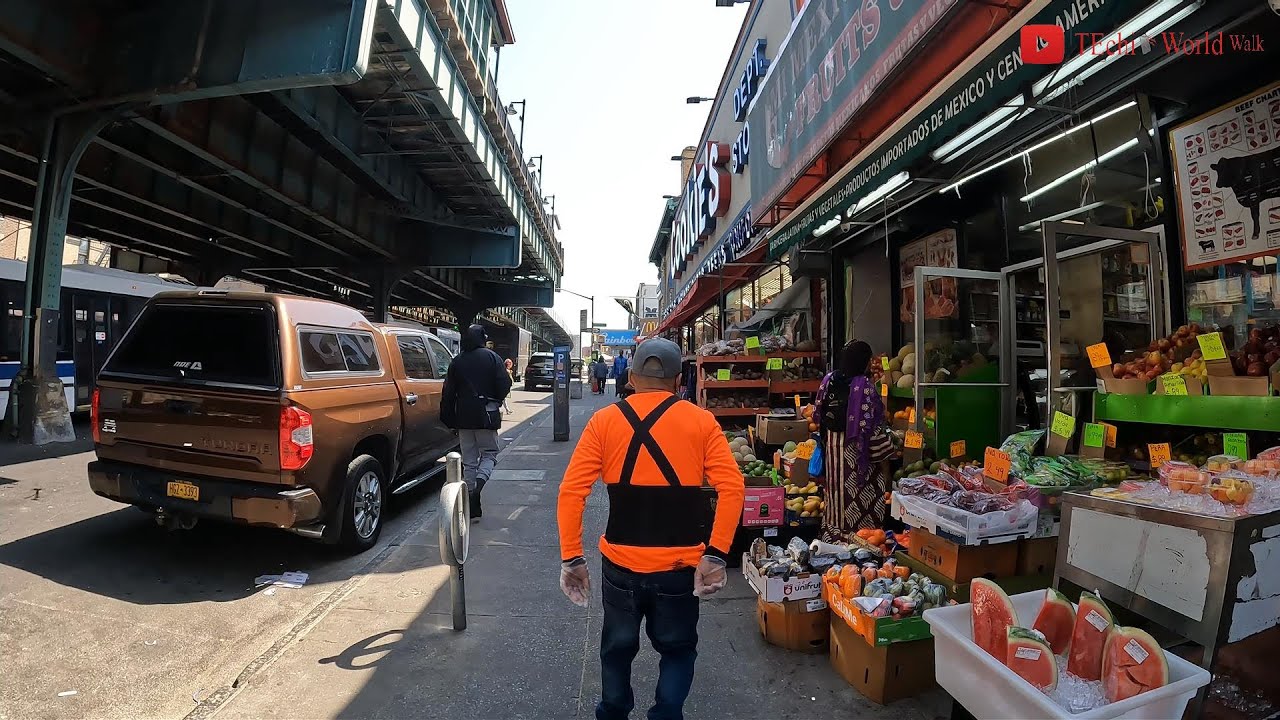 Bronx Walk NYC – Hunts Point Ave/Southern Blvd, Westchester Ave Square Nab, April 2023.