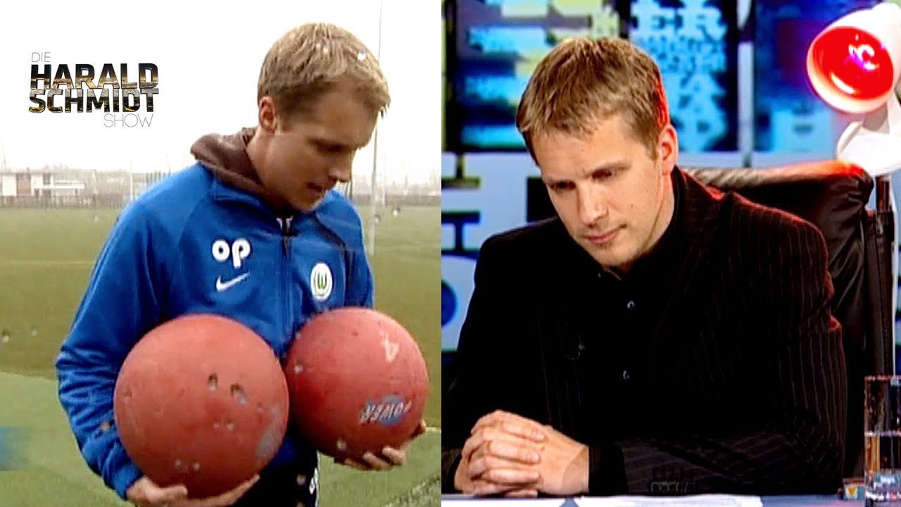 Oliver Pocher beim knallharten Fußballtraining mit Felix Magath | Die Harald Schmidt Show (ARD)
