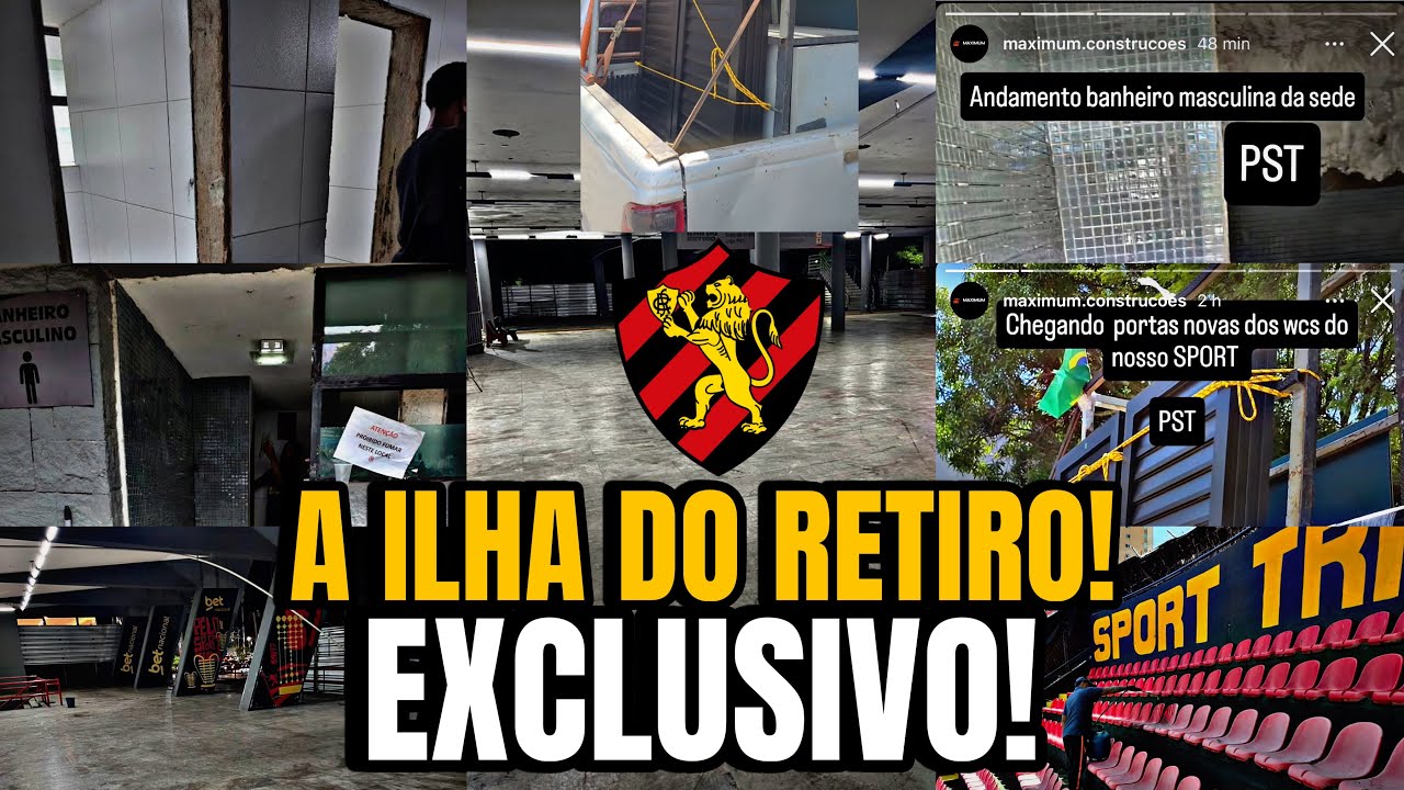 🚨EXCLUSIVO💣-OLHA COMO ESTÁ A ILHA DO RETIRO, EMPRESA DE CONSTRUÇÃO 🏗️TÁ FAZENDO TODA A REVITALIZAÇÃO