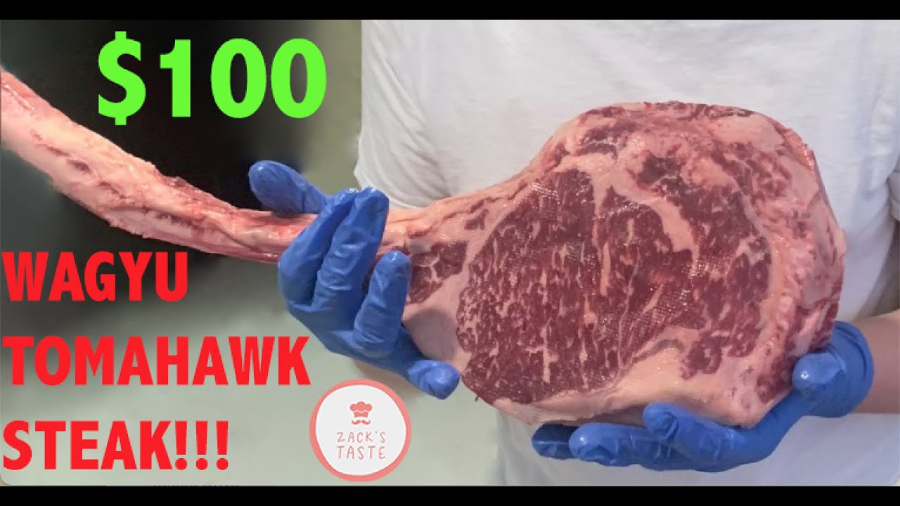 $100 Wagyu Tomahawk Steak! #shorts